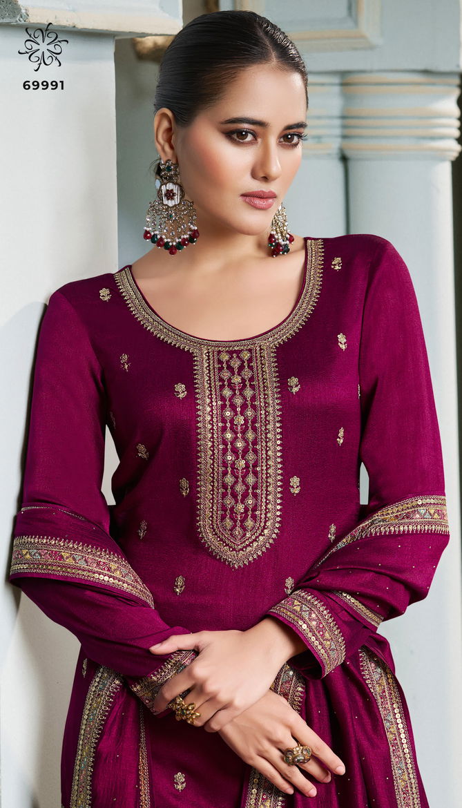 Meena By Vinay Kuleesh Chinon Wedding Wear Salwar Kameez Wholesale Online
